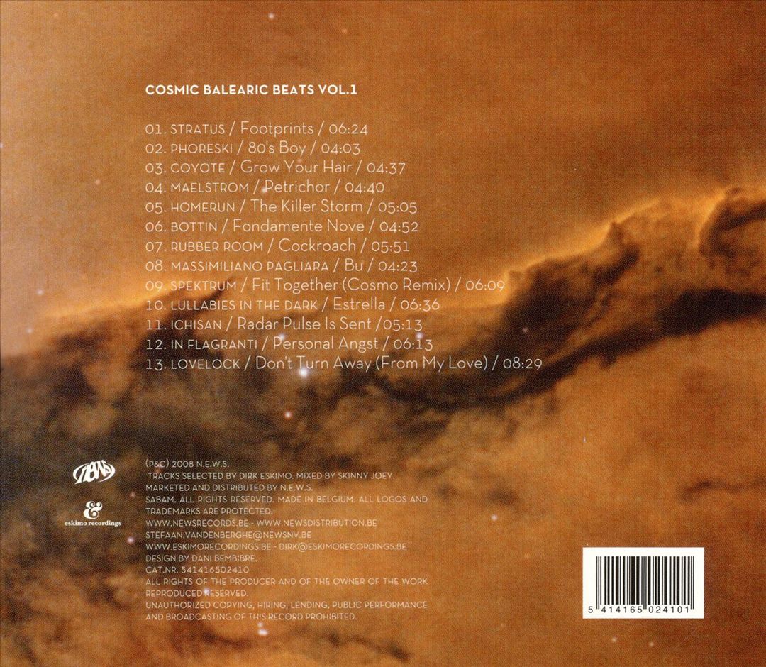 Cosmic Balearic Beats, Vol. 1 cover art