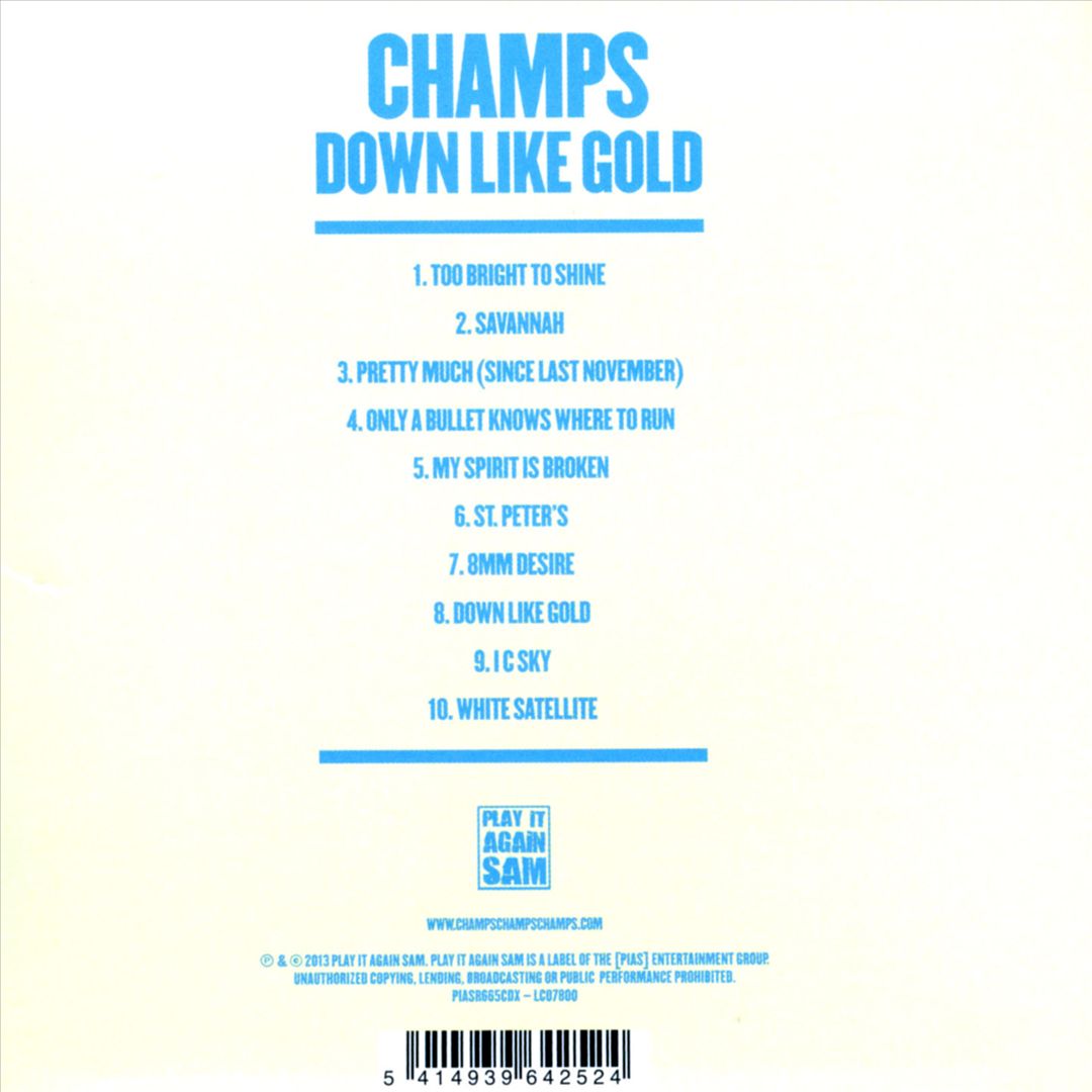 Down Like Gold cover art
