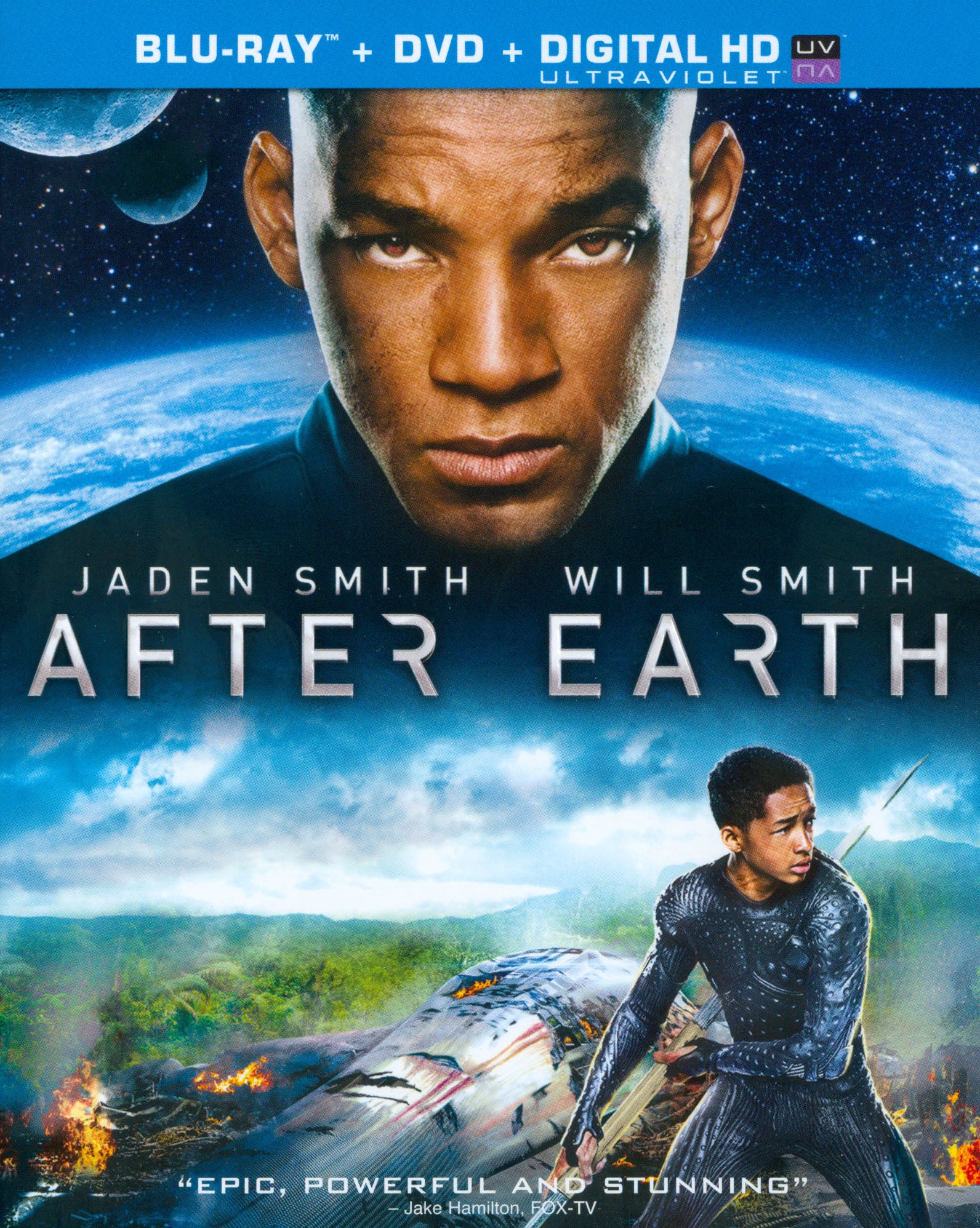 After Earth [2 Discs] [Includes Digital Copy] [Blu-ray/DVD] cover art