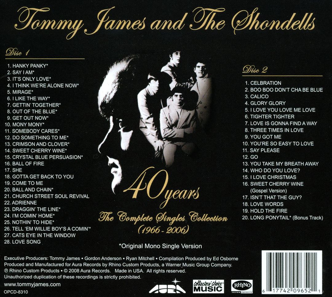 40 Years: The Complete Singles Collection (1966-2006) cover art