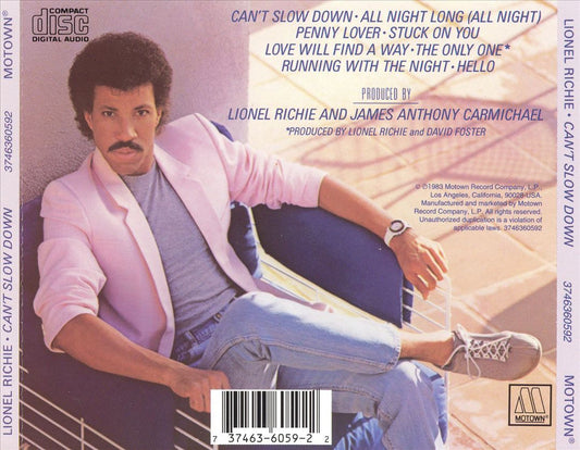 Can't Slow Down cover art