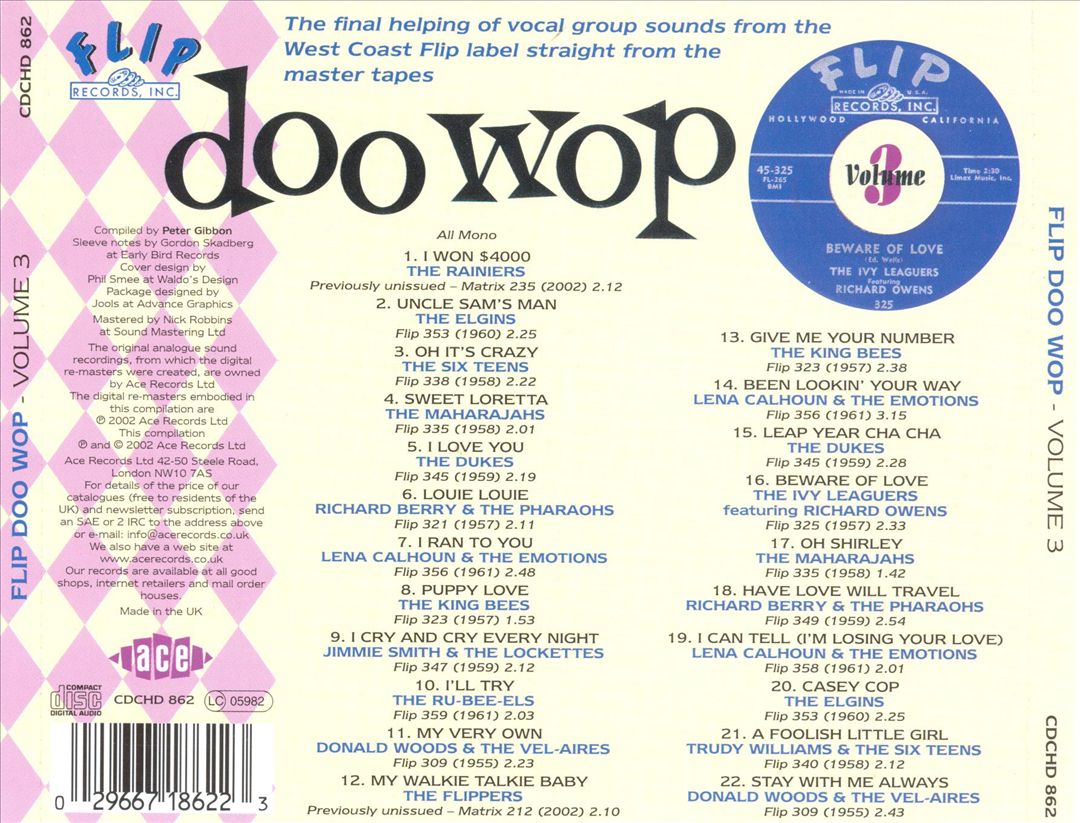 Flip Doo Wop, Vol. 3 cover art