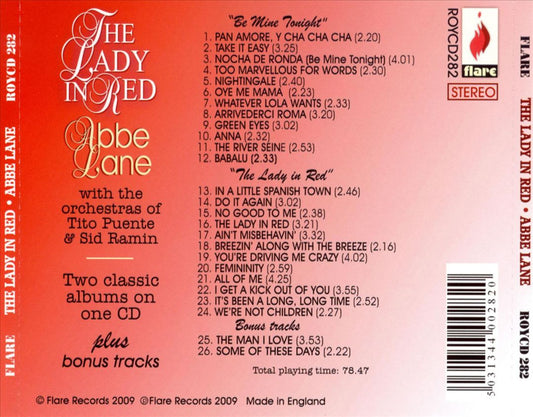 Be Mine Tonight/Lady in Red cover art