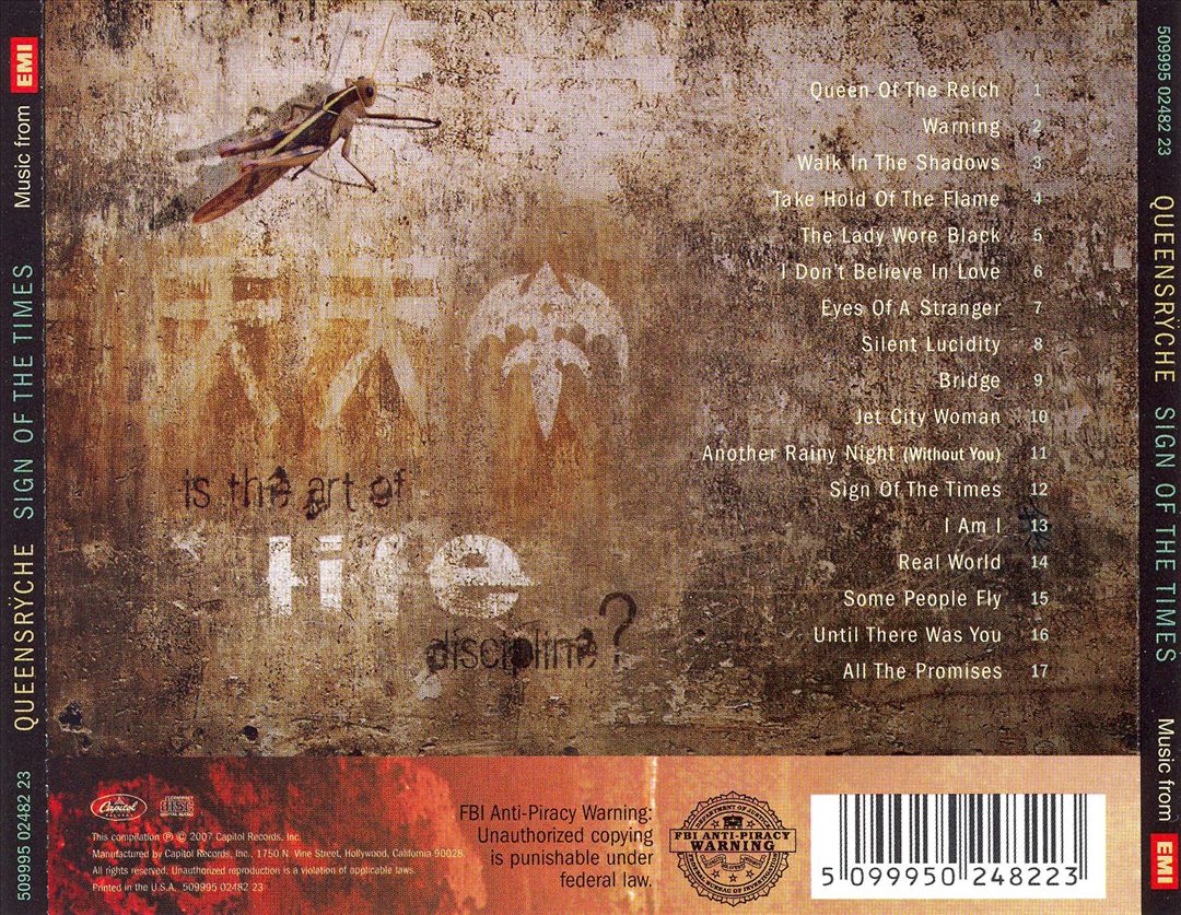 Sign of the Times: The Best of Queensrÿche cover art