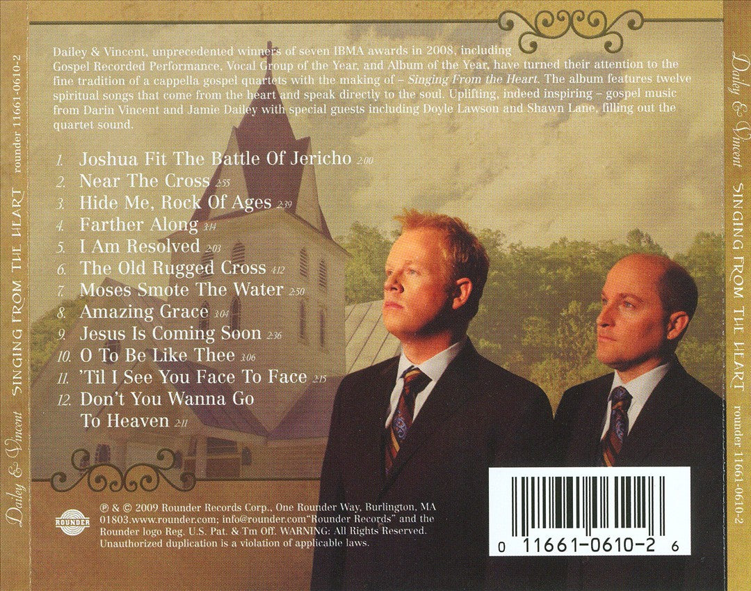Singing from the Heart cover art