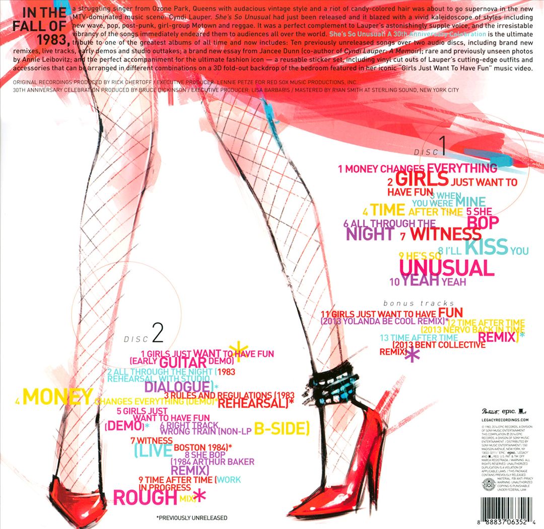 She's So Unusual: A 30th Anniversary Celebration [Deluxe Edition] [Boxset] cover art