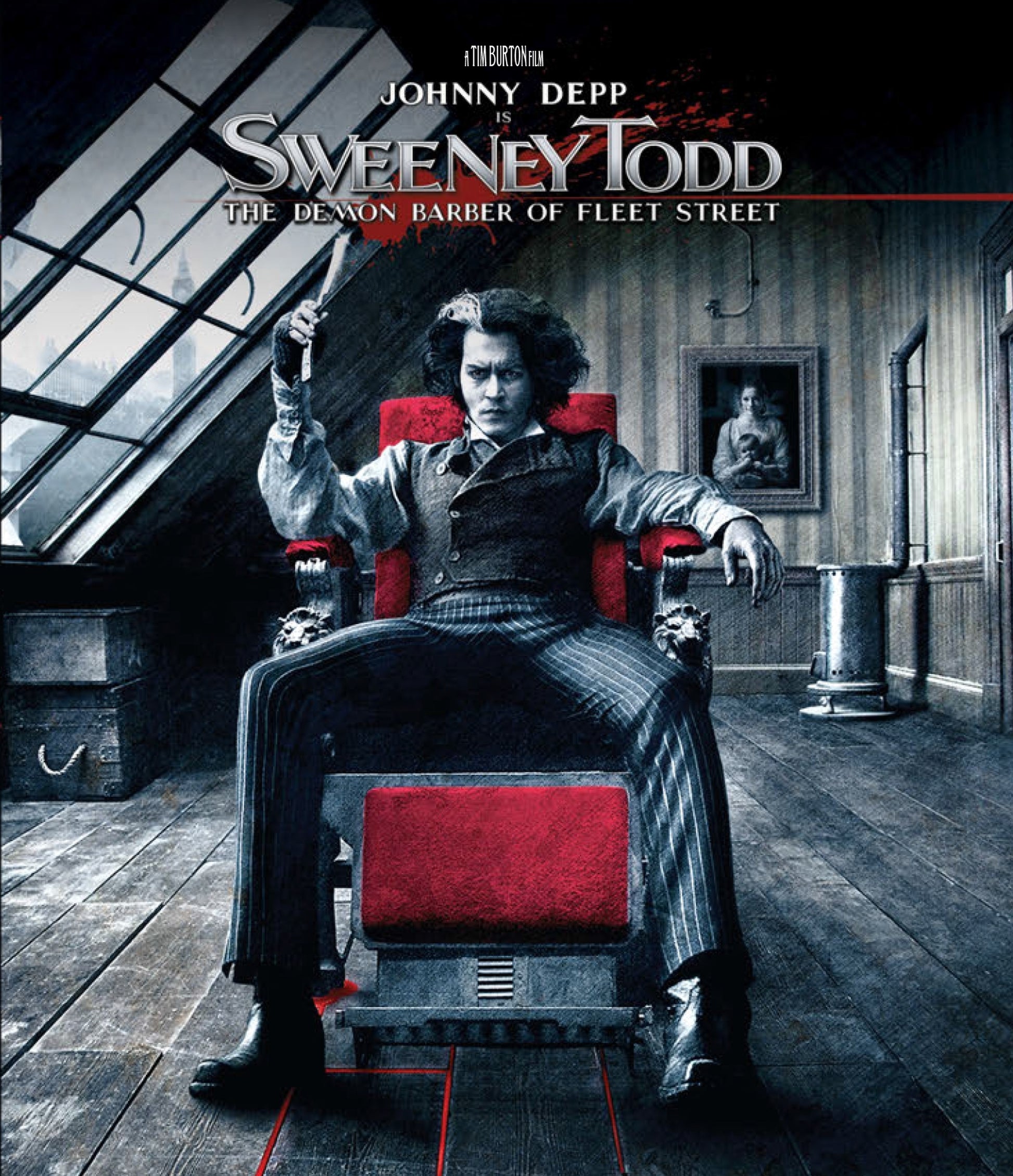 Sweeney Todd: The Demon Barber of Fleet Street [Blu-ray] cover art