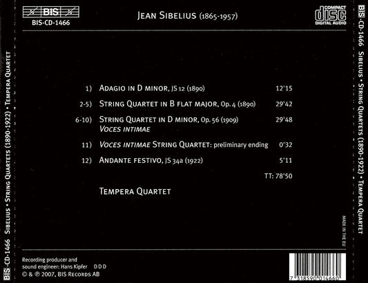 Sibelius: Voces Intimae cover art