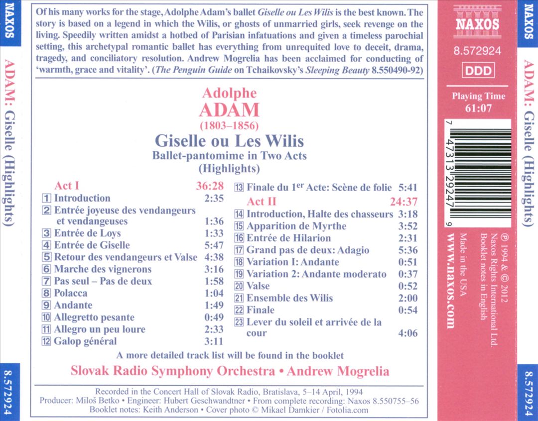 Adam: Giselle [Highlights] cover art