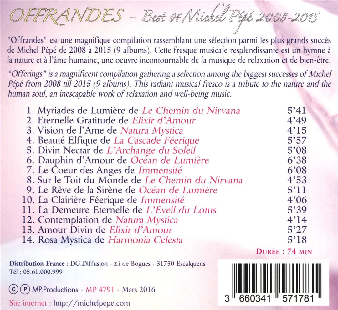 Offrandes (Best of 2008-2015) cover art