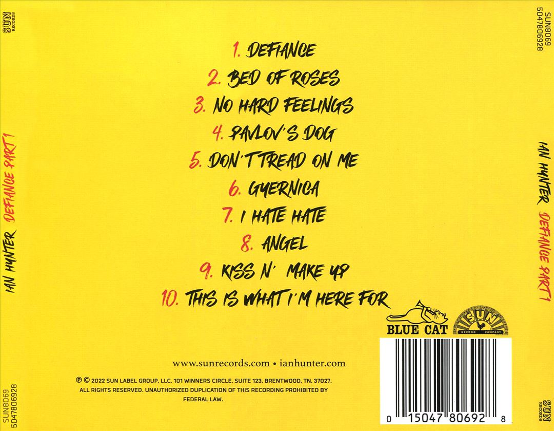 Defiance, Pt. 1 cover art