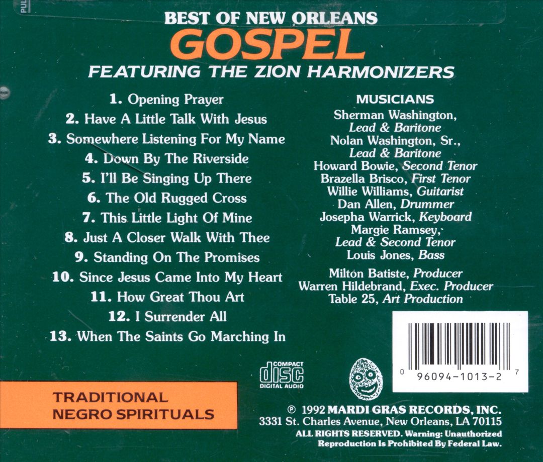 Best of New Orleans Gospel: Traditional... cover art
