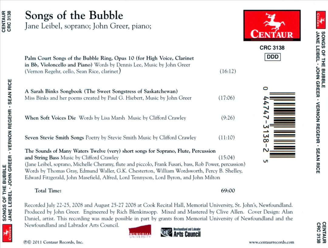 Songs of the Bubble Ring cover art