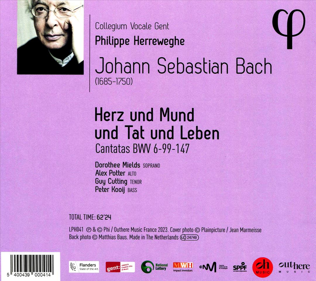 Bach: Herz und Mund un Tat und Leben - Cantatas, BWV 6, 99, 147 cover art