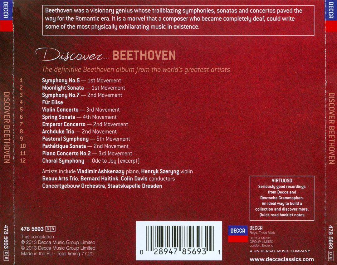 Discover... Beethoven cover art