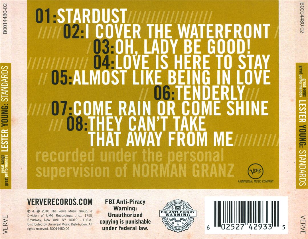 Standards: Great Songs Great Performances cover art