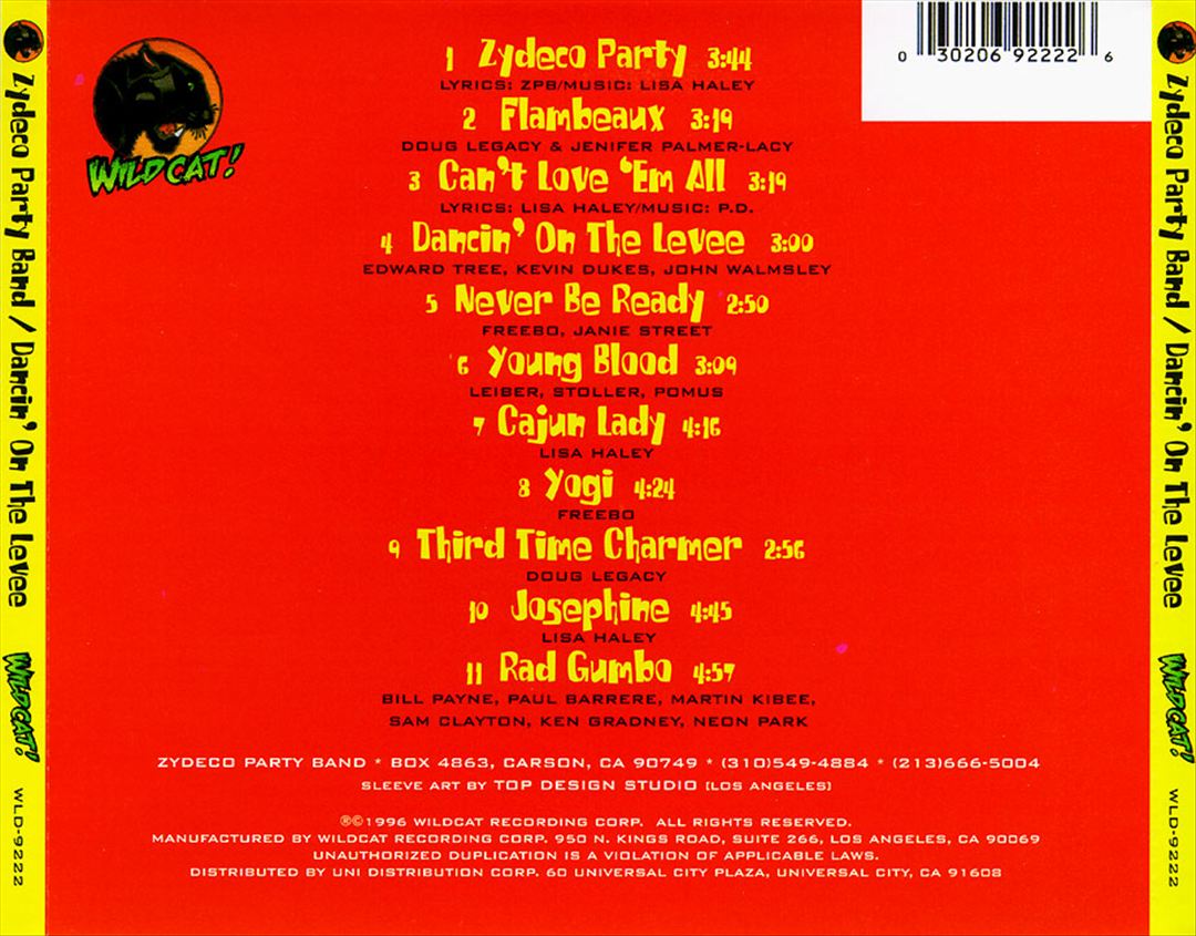 Dancin' on the Levee cover art