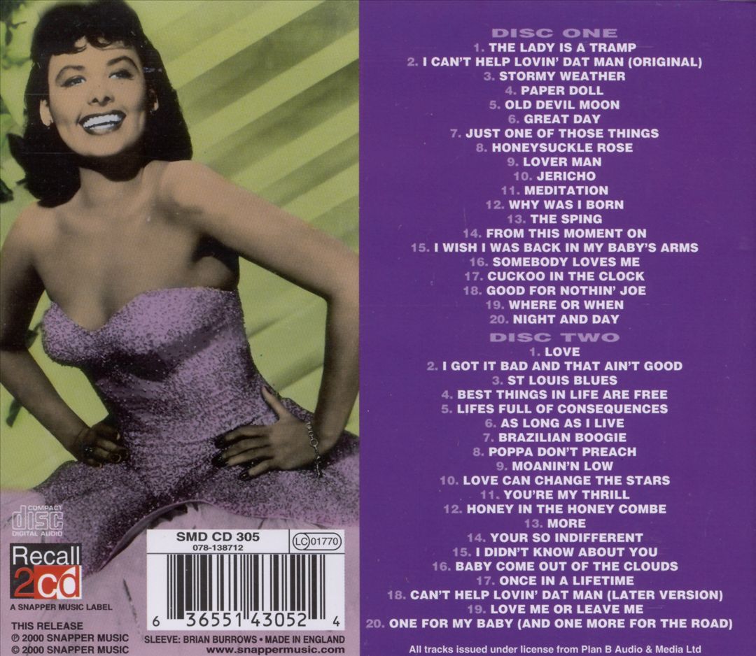Lady and Her Music [Recall] cover art