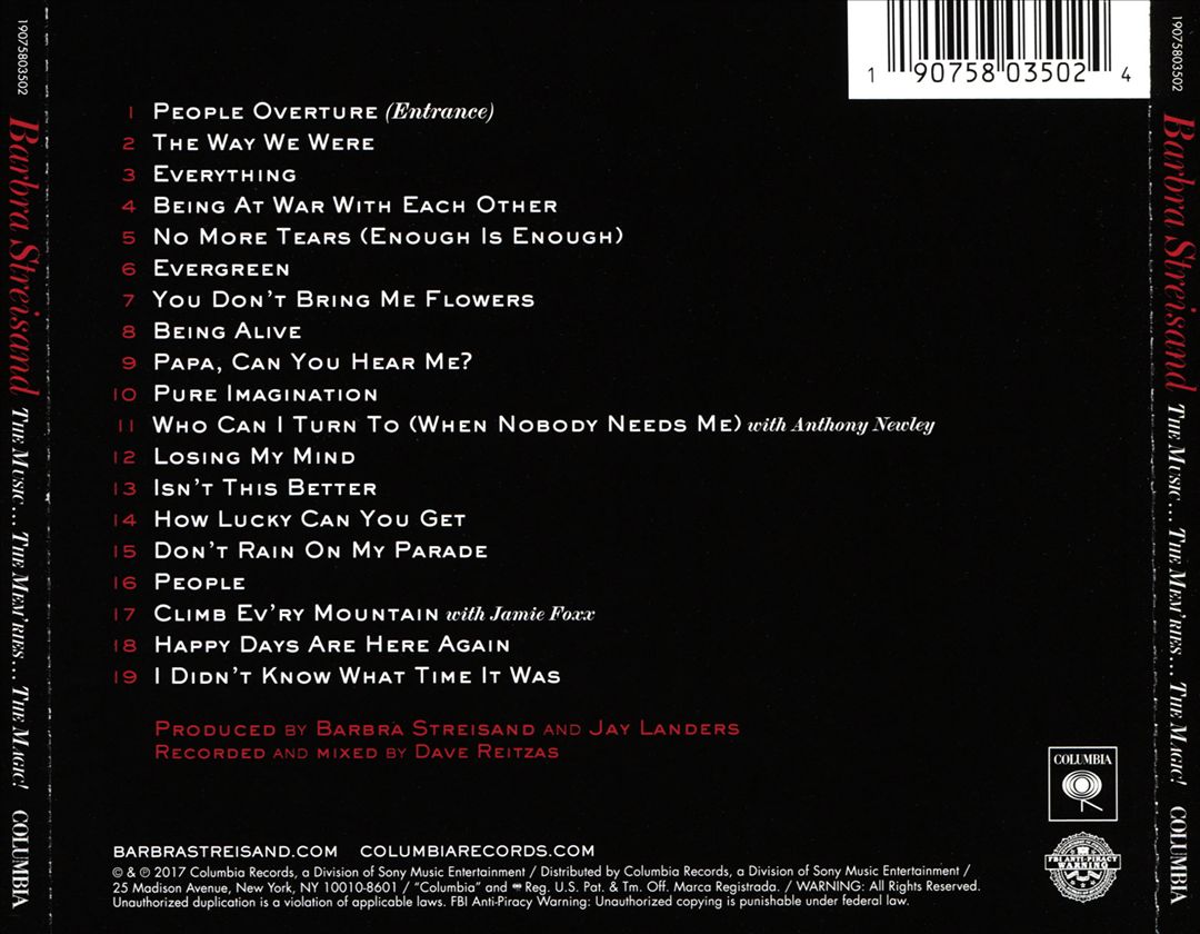 Music... The Mem'ries... The Magic! cover art