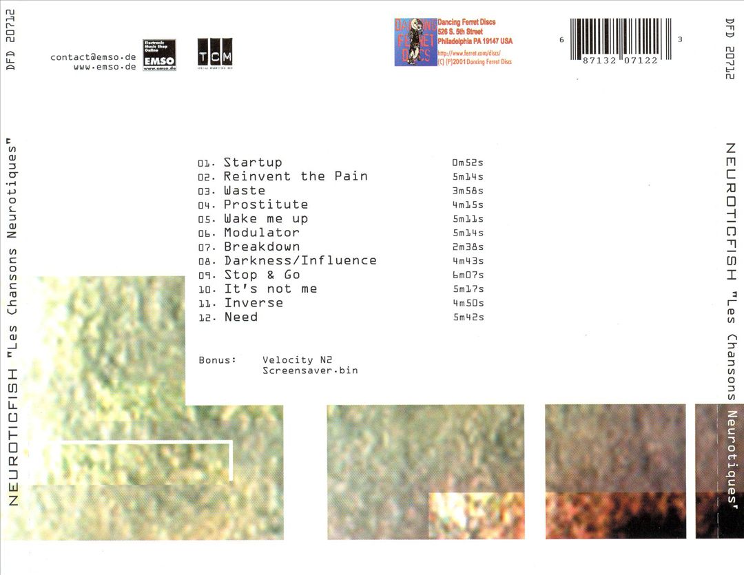 Chansons Neurotiques [Bonus Track] cover art
