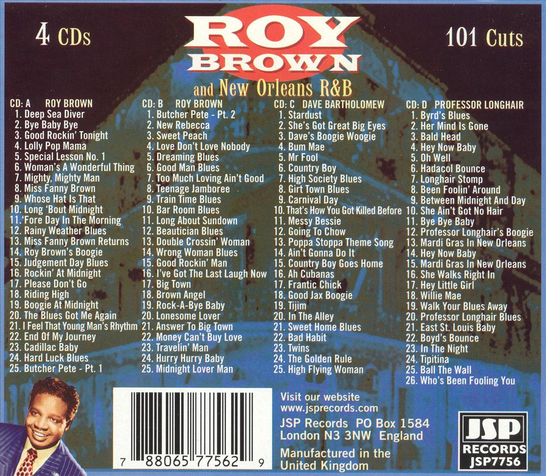 Roy Brown & New Orleans R&B cover art