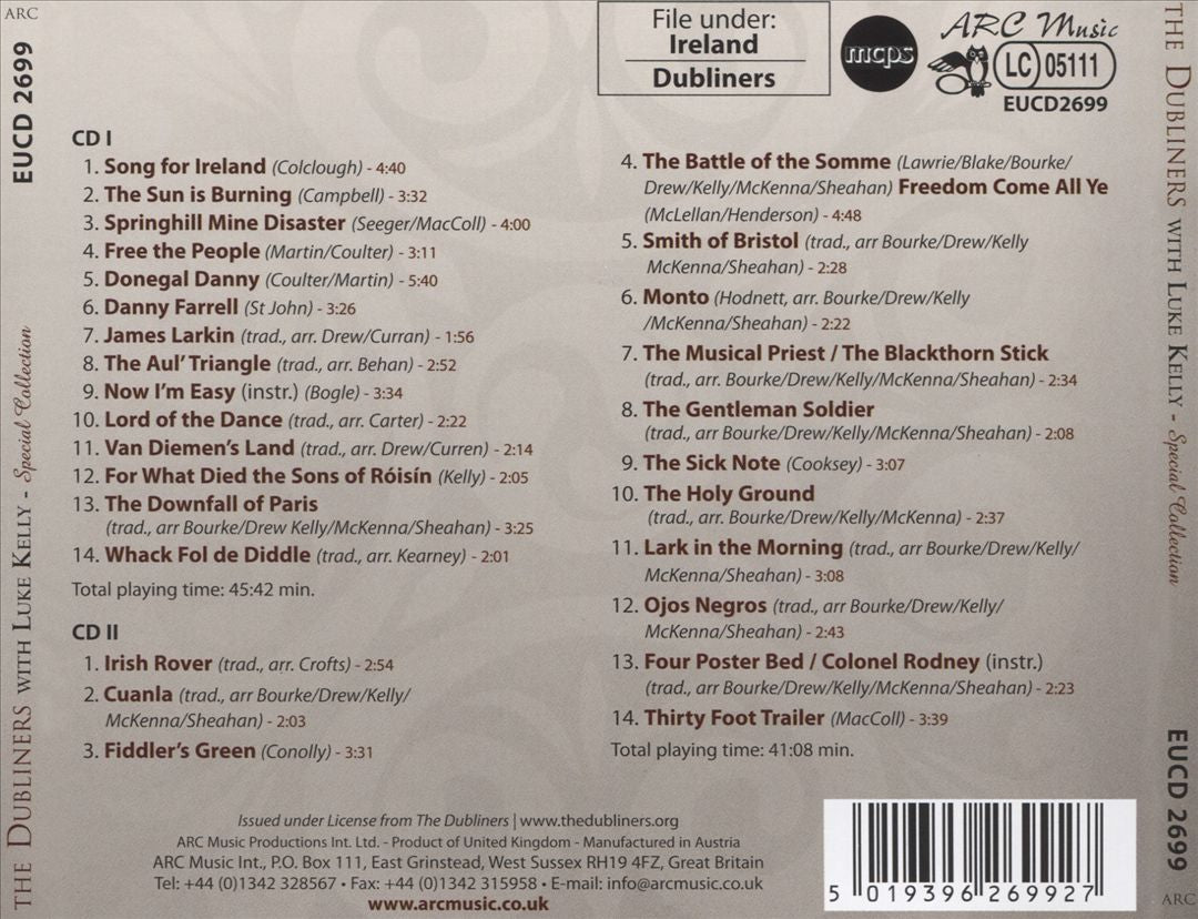 Dubliners with Luke Kelly: Special Collection cover art