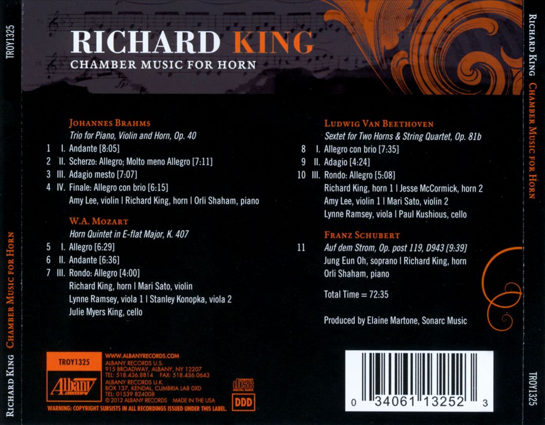 Chamber Music for Horn cover art