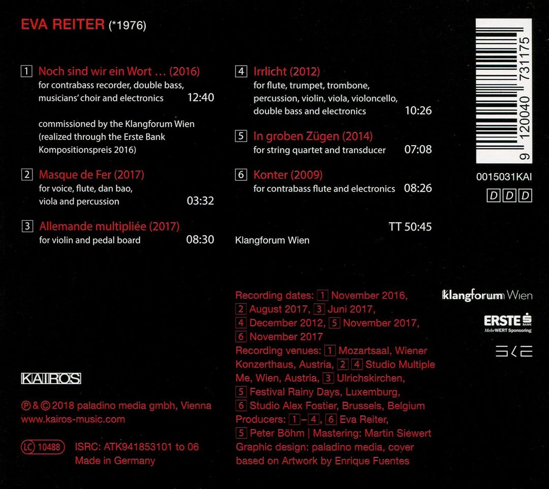 Eva Reiter: Noch sind wir ein Wort... cover art