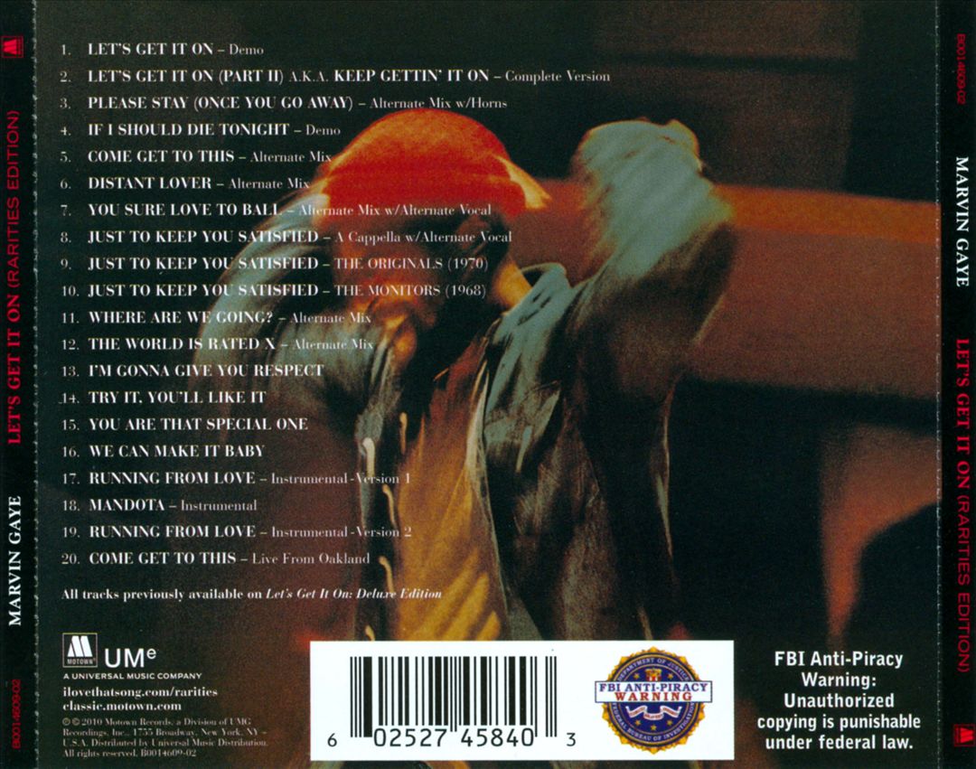 Rarities Edition: Let's Get It On cover art