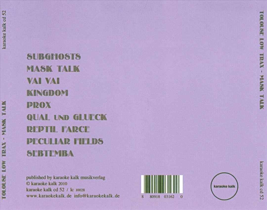 Mask Talk cover art
