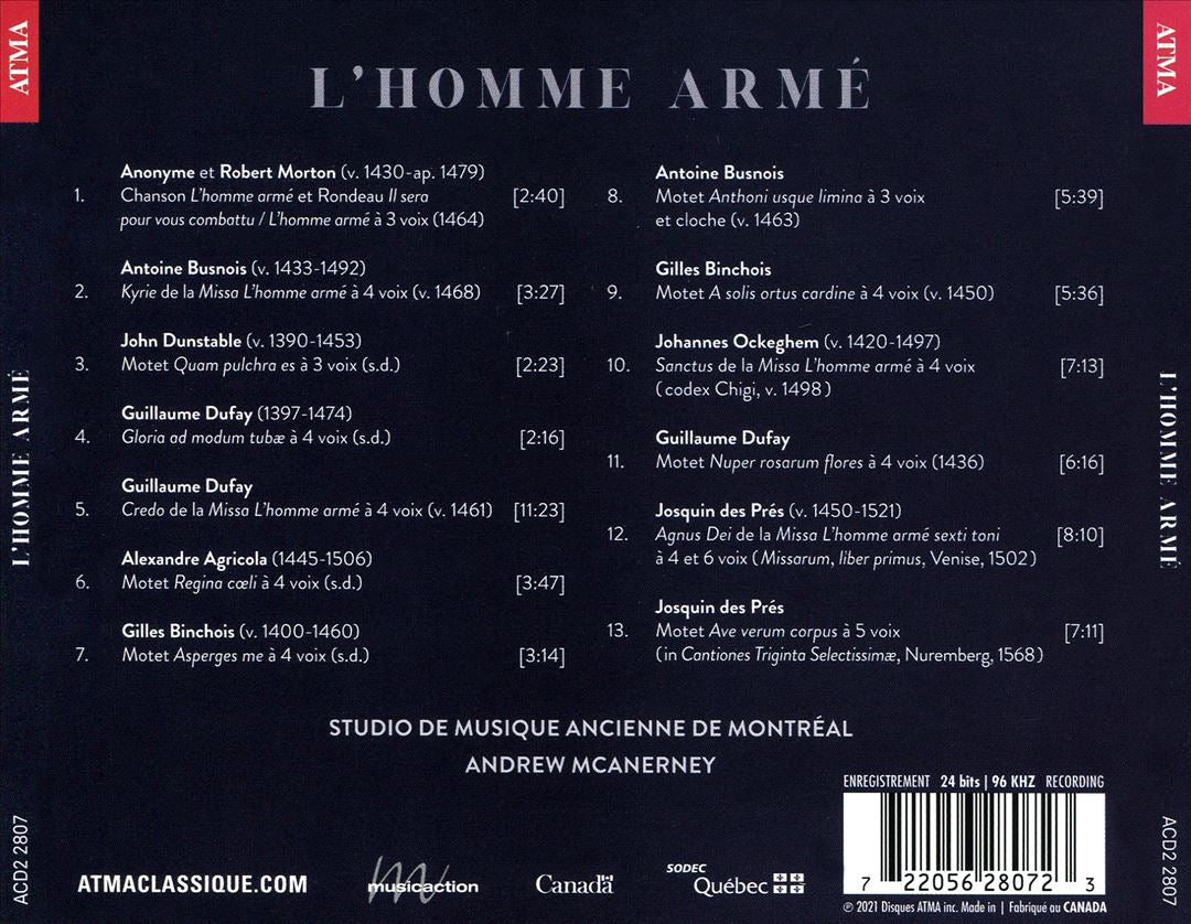 Homme Arme: Le Cour de Bourgogne et la musique cover art