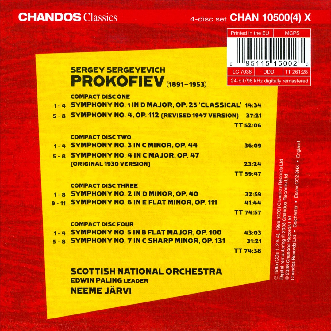 Prokofiev: The Complete Symphonies cover art