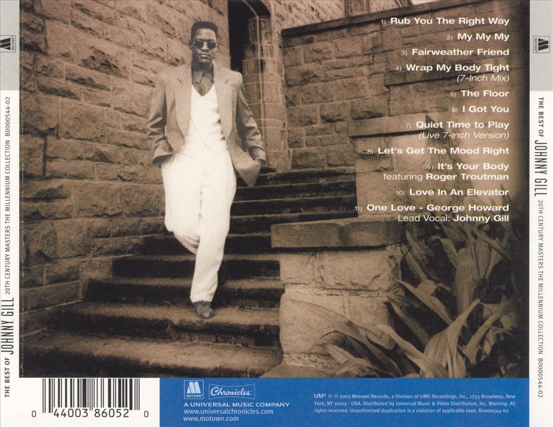 20th Century Masters - The Millennium Collection: The Best of Johnny Gill cover art