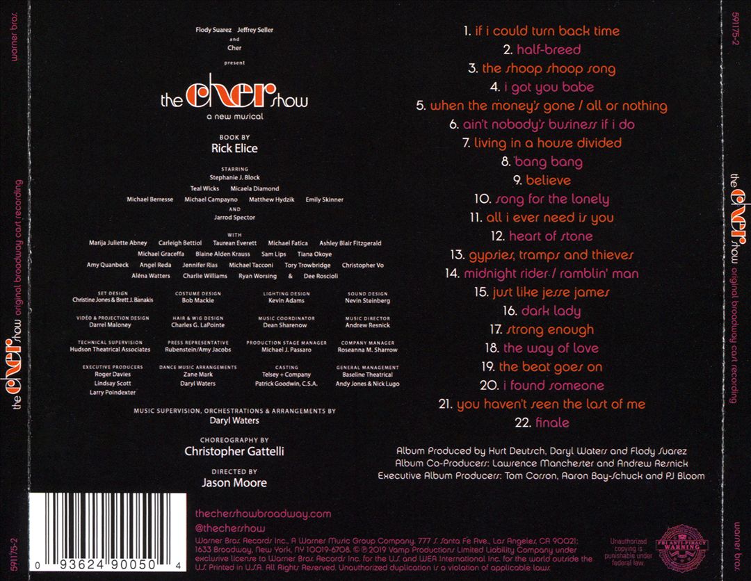 Cher Show [Original Broadway Cast Recording] cover art
