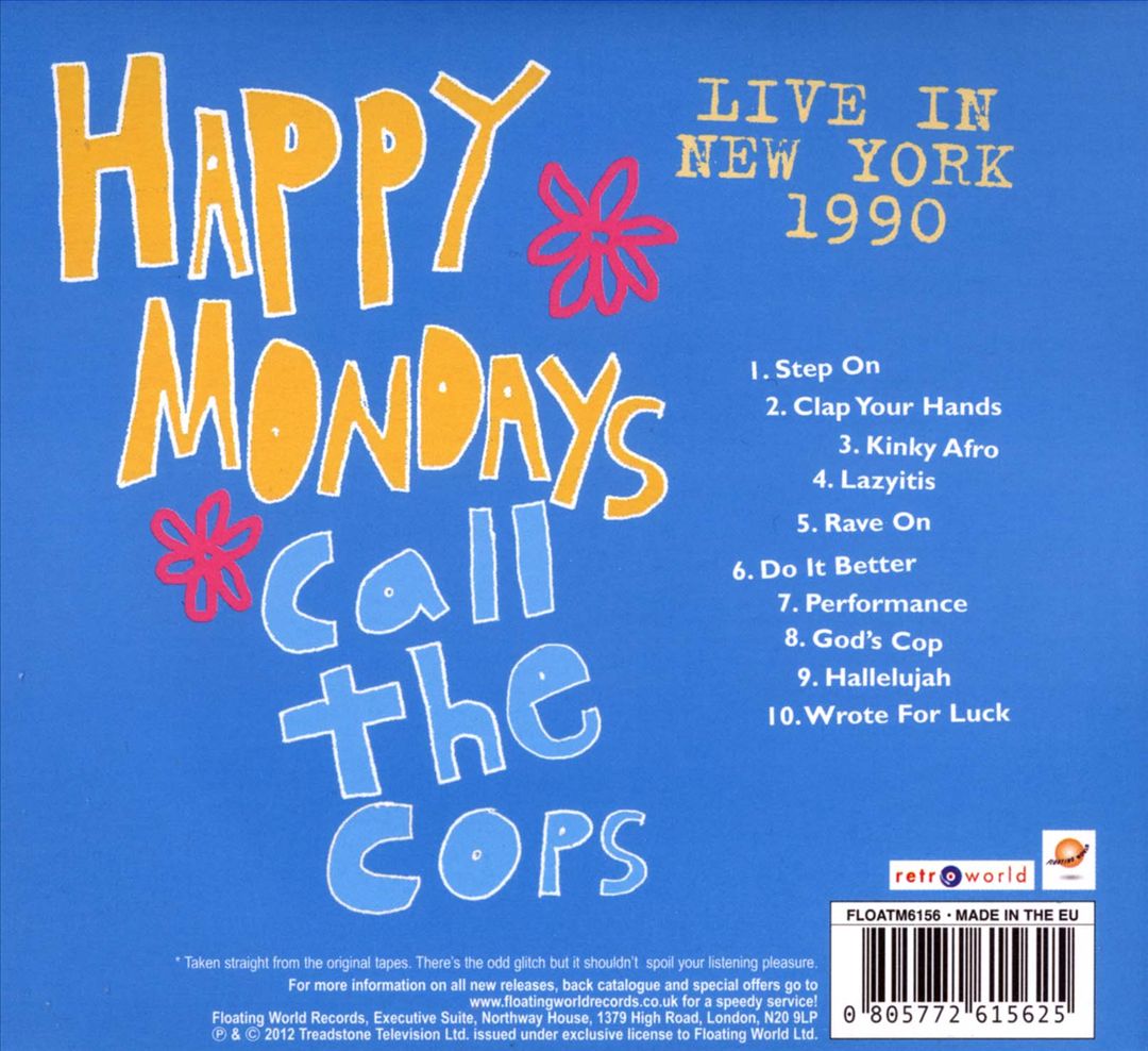 Call the Cops: Live in New York 1990 cover art