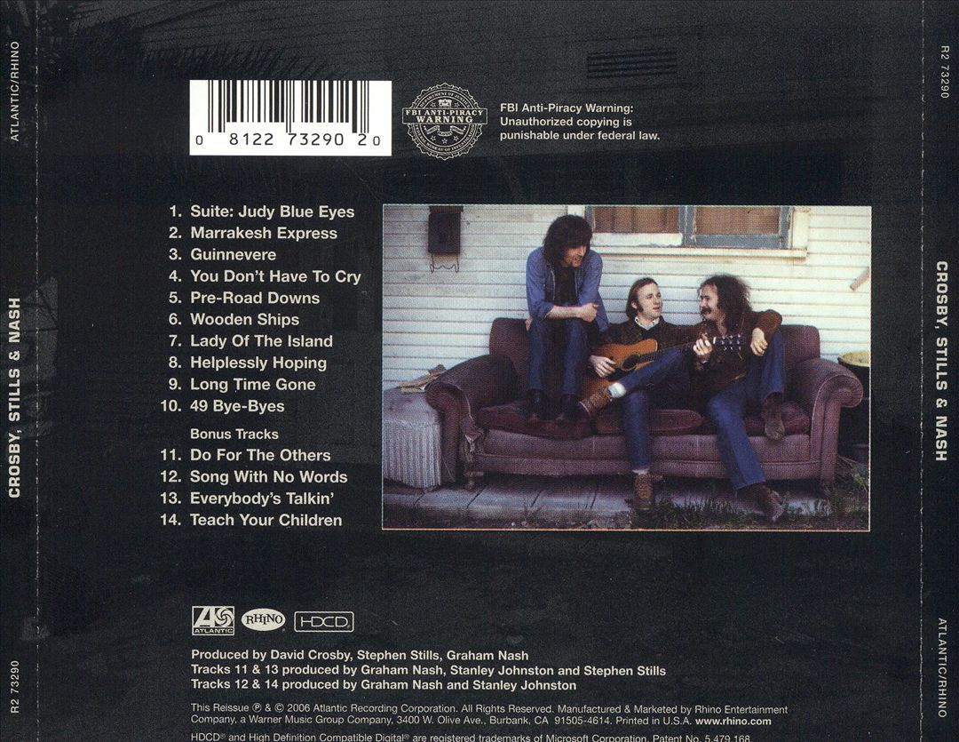 Crosby, Stills & Nash [Expanded Edition] cover art