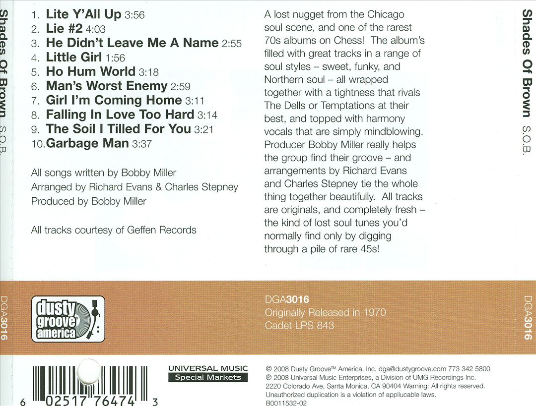 S.O.B. cover art
