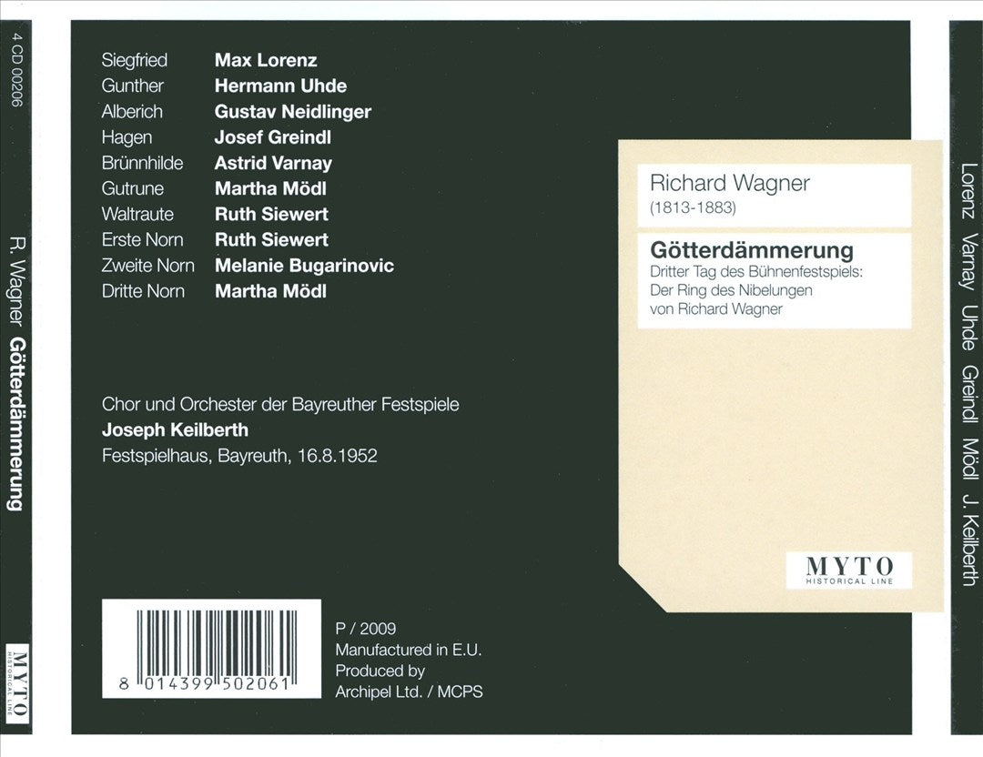 Richard Wagner: Götterdämmerung cover art