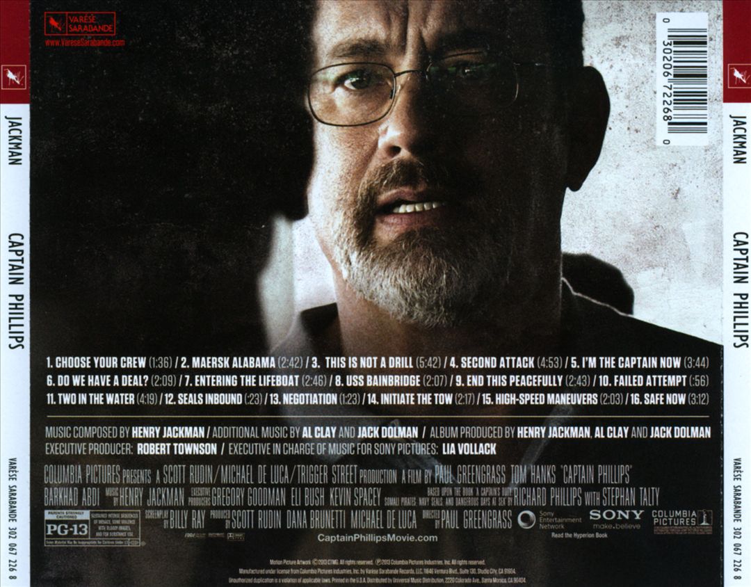 Captain Phillips [Original Motion Picture Soundtrack] cover art