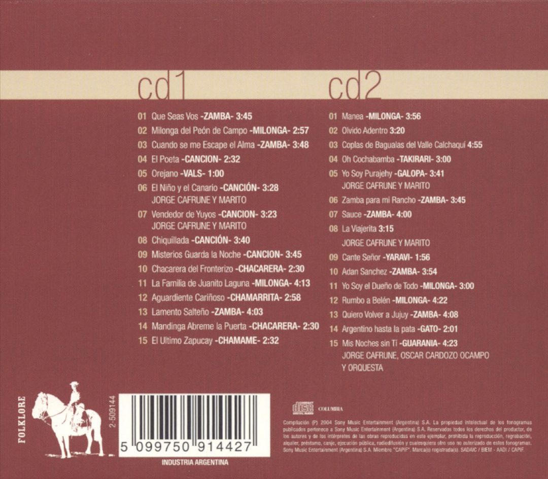 Grandes del Folklore, Vol. 2 cover art