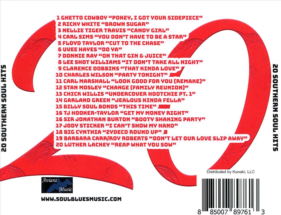 20 Southern Soul Hits cover art