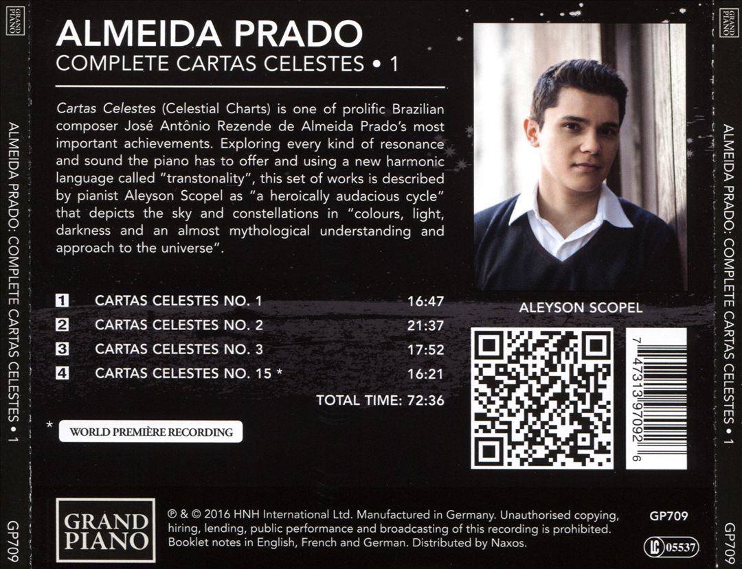Almeida Prado: Complete Cartas Celestes, Vol. 1 cover art