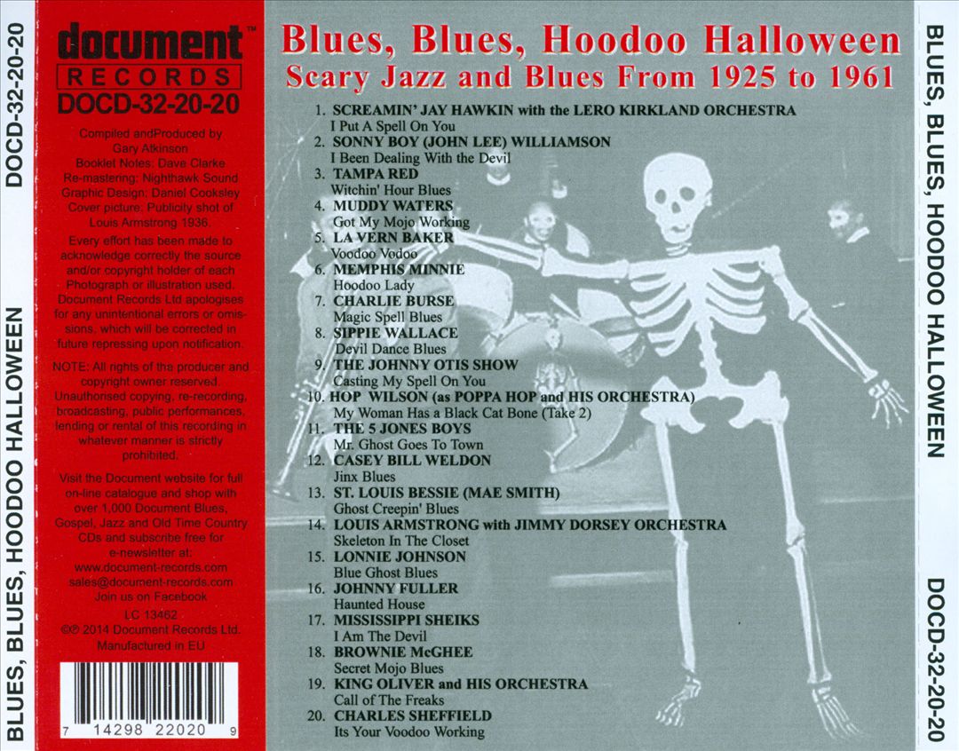 Blues, Blues, Hoodoo, Halloween: Scary Blues & Jazz 1925 to 1961 cover art