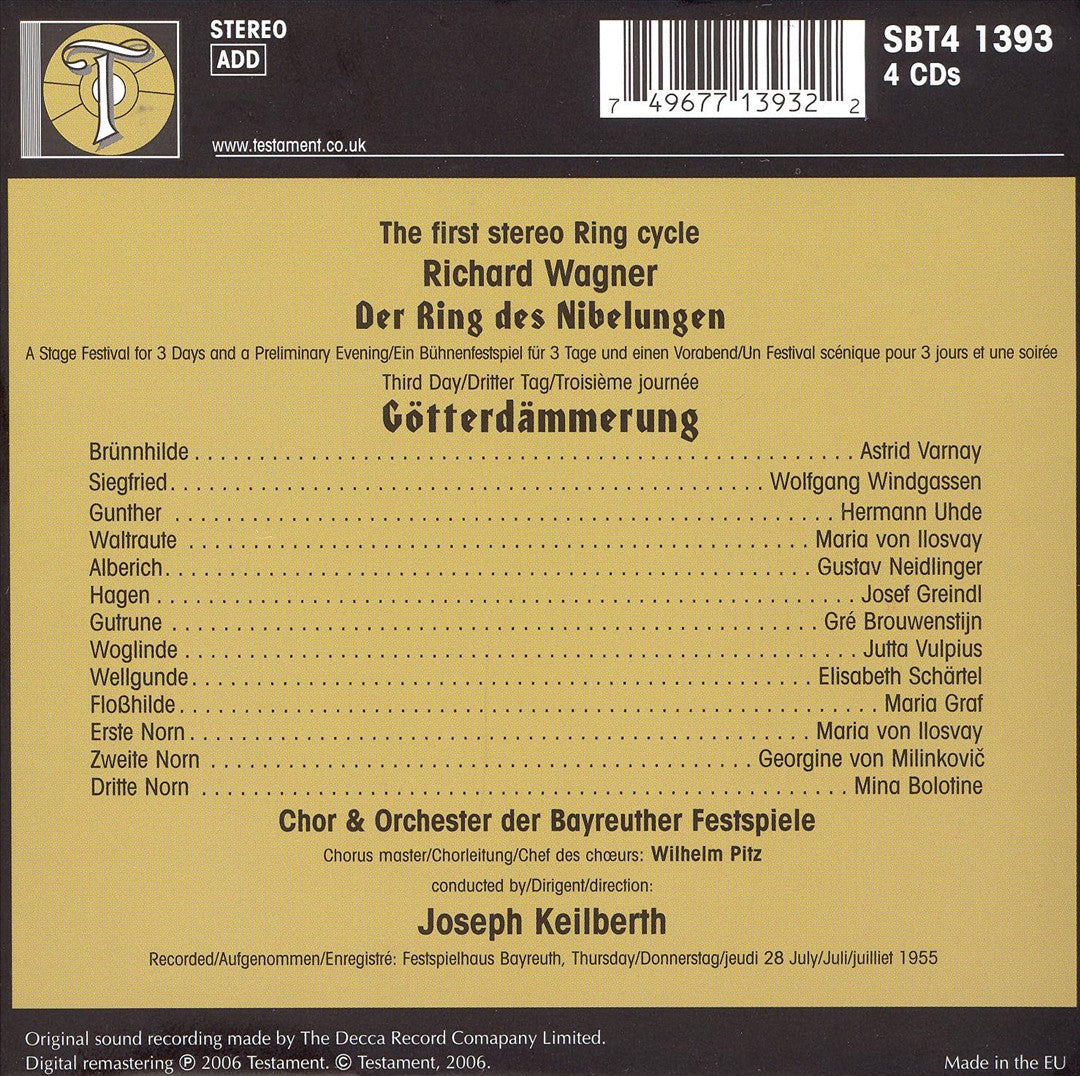 Wagner: Götterdämmerung cover art