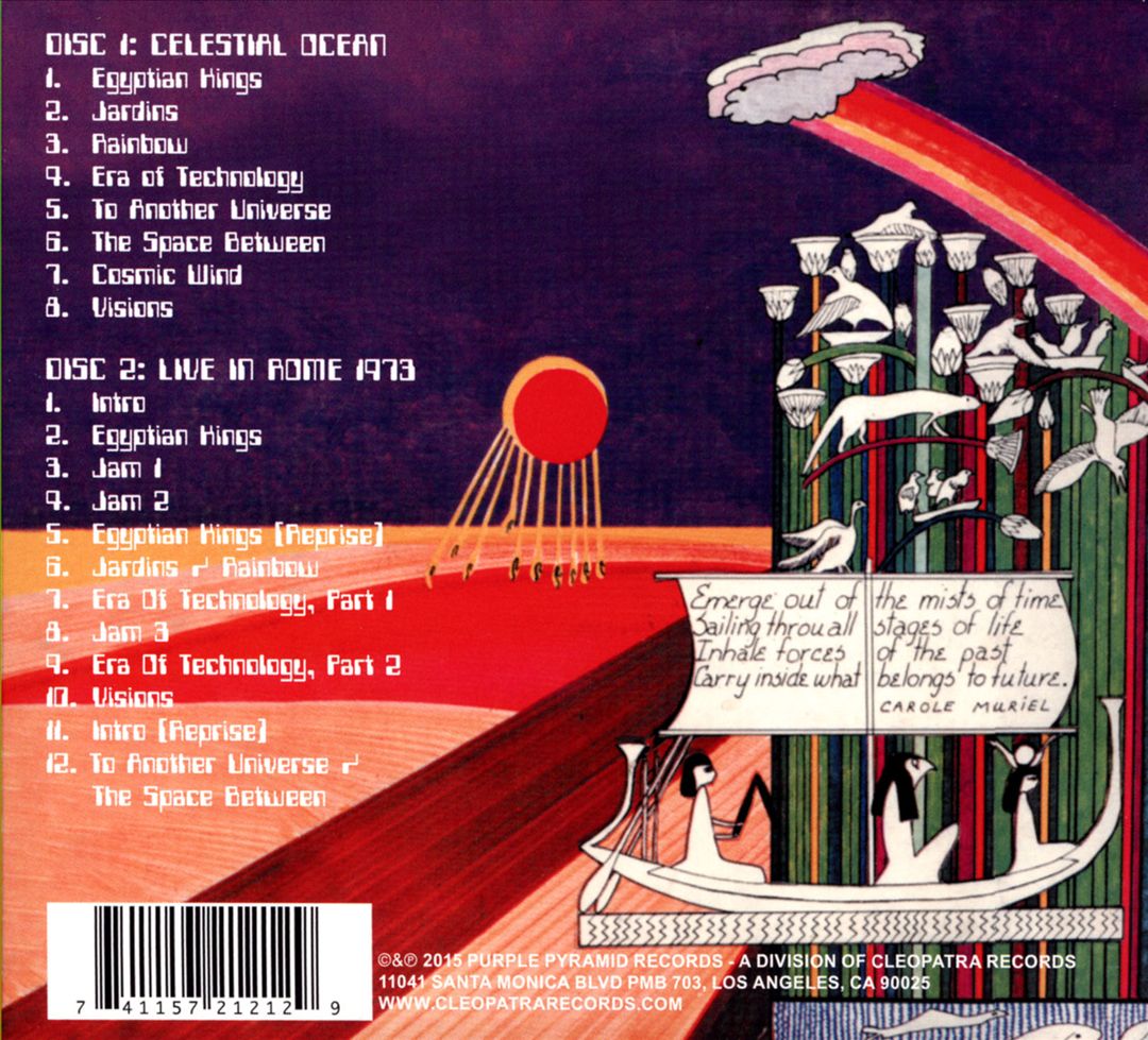 Celestial Ocean/Live in Rome 1973 cover art