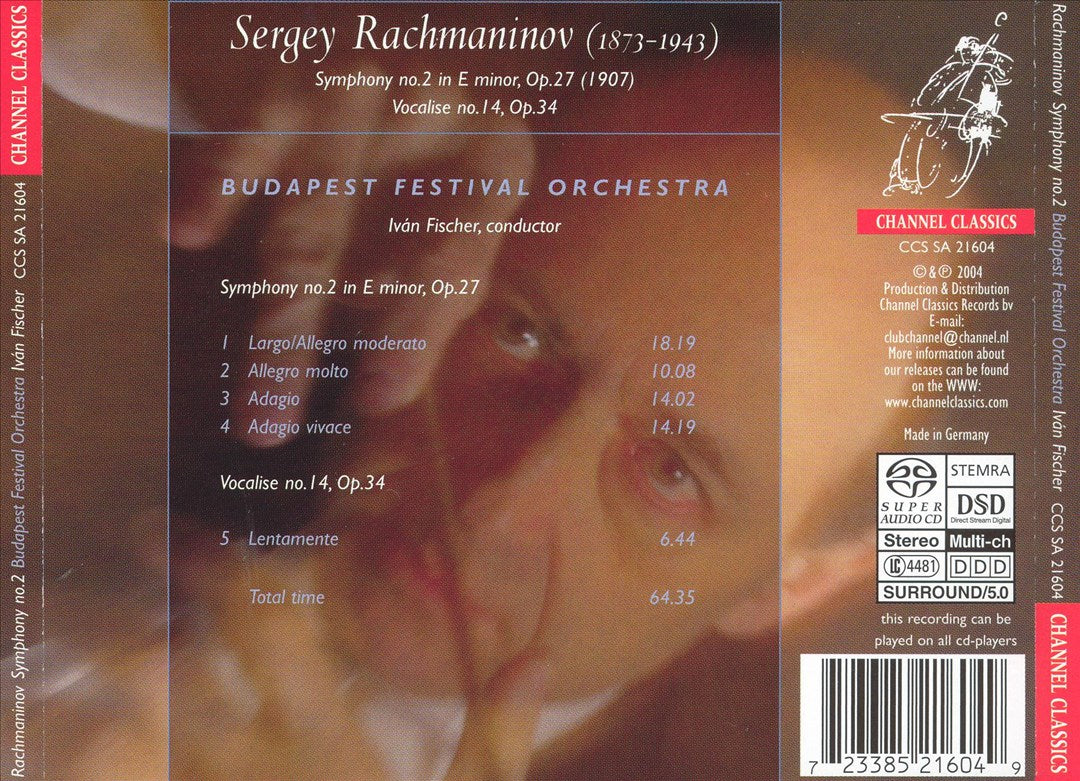 Rachmaninov: Symphony No. 2; Vocalise cover art