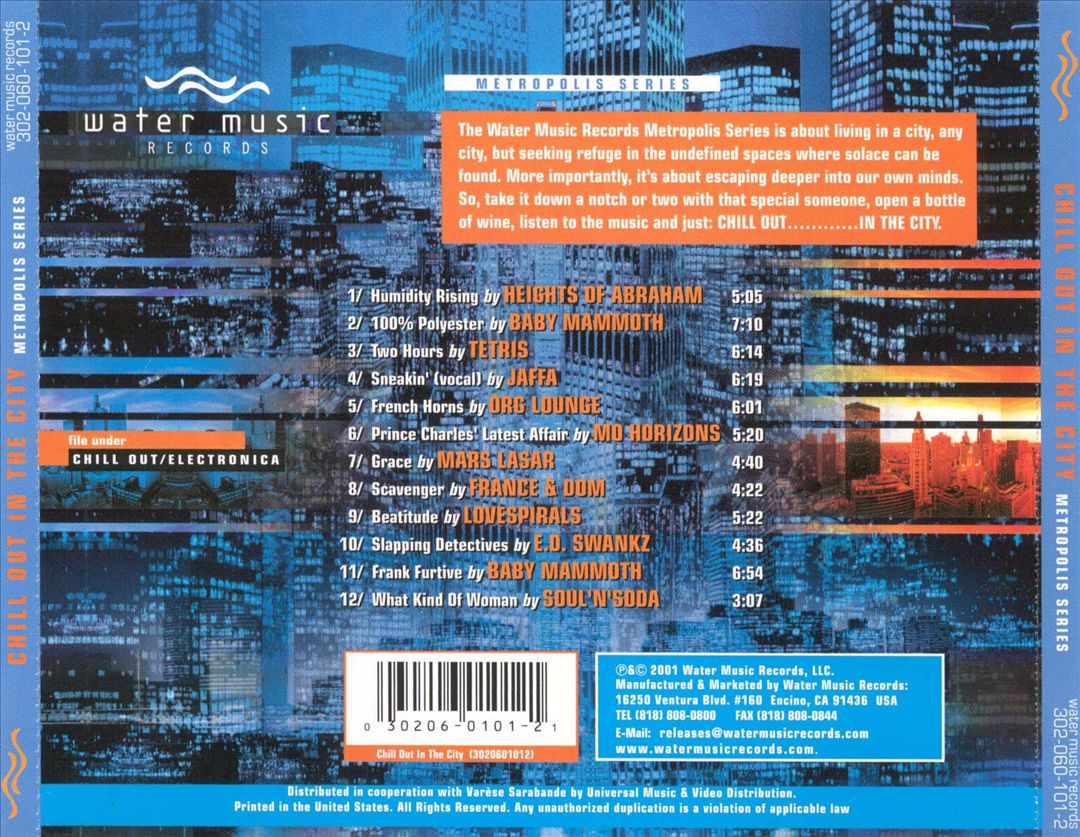 Chill Out in the City cover art