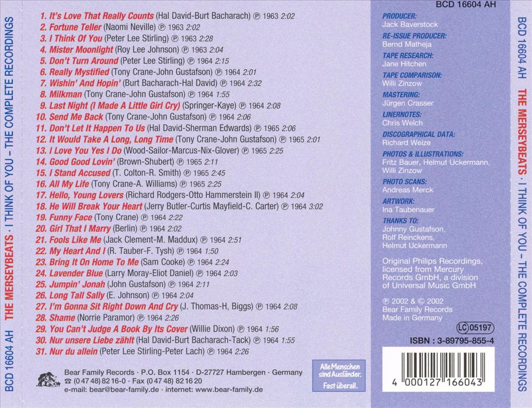 I Think of You: The Complete Recordings cover art