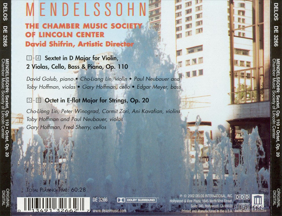 Mendelssohn: Octet; Sextet cover art