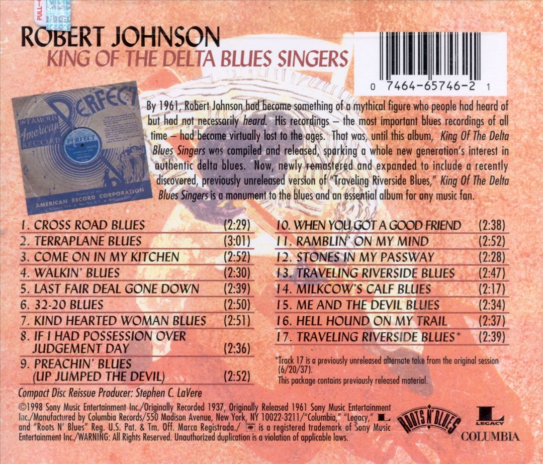 King of the Delta Blues Singers cover art